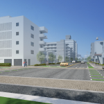 Rendering of West Avenue at 16 Street facing north