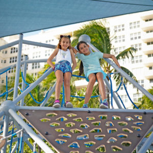 girls at park
