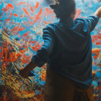Artist at work