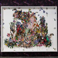 EbonyGPatterson-thumb2 Ebony G. Patterson…as the garden secrets a swarm of monarchs feast..