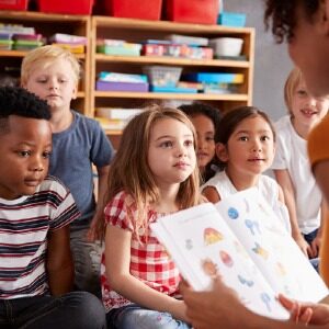 Educational Setting Kids in Classroom