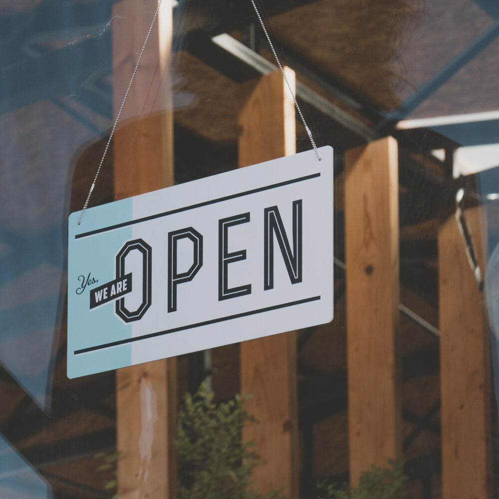 Open Sign
