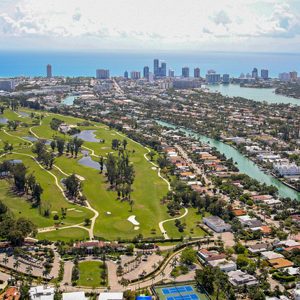 Miami Beach Neighborhood Aerial