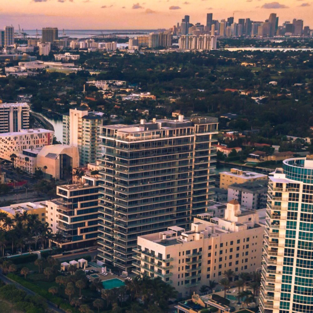 Miami Beach Aerial View